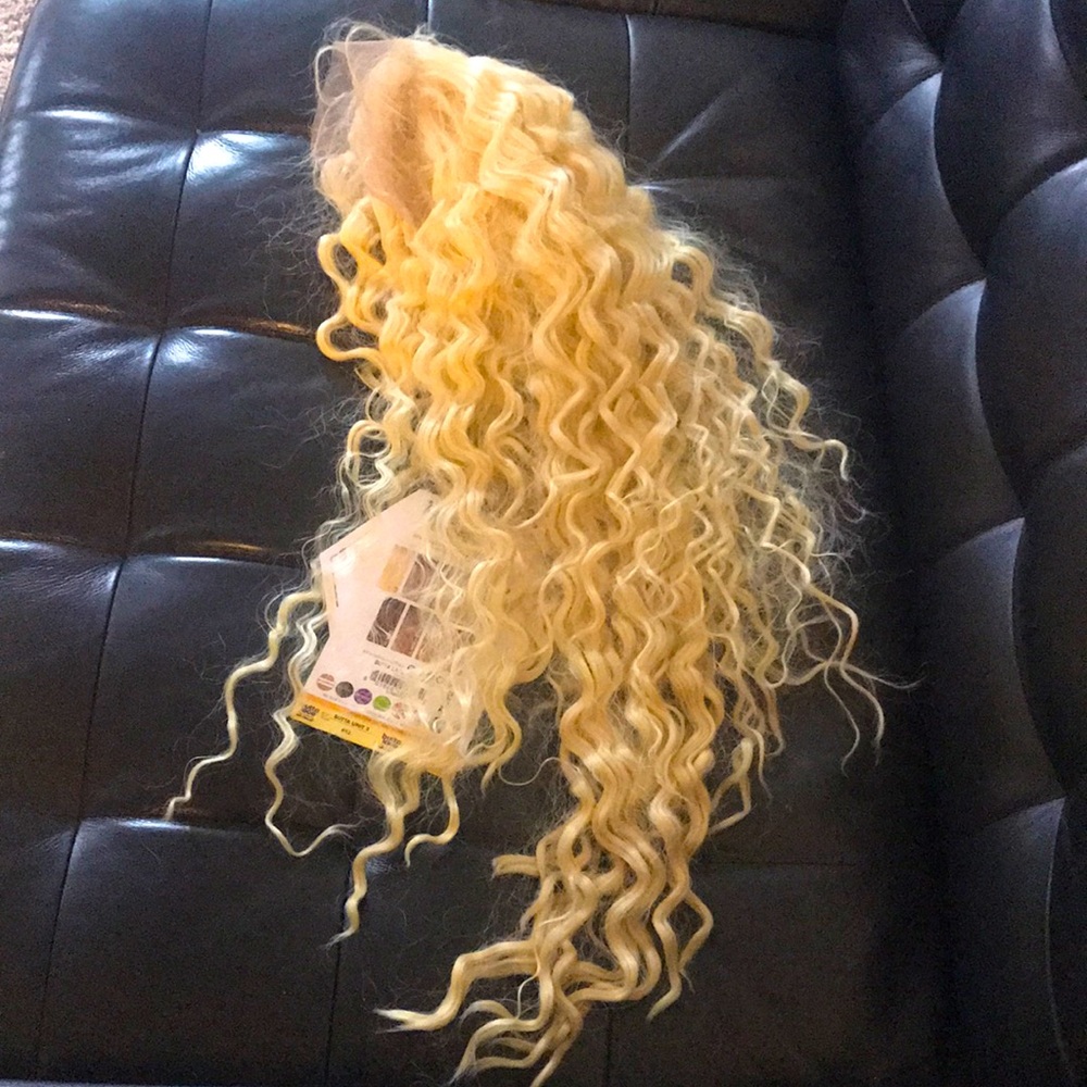 613 HD lace 18inches 100% premium fiber lace wig